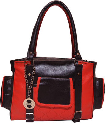 

YOTOVA Hand-held Bag(Red, Black), Black;red