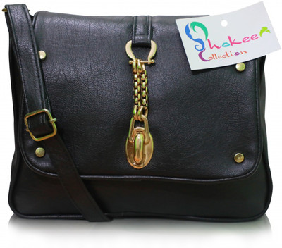 

Shokeen Collection Messenger Bag(Black)