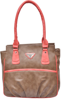 Al Jazeera Shoulder Bag(Khaki, Pink)