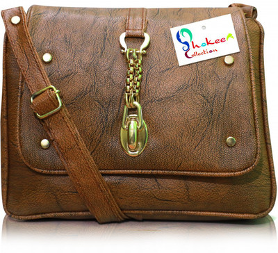 

Shokeen Collection Messenger Bag(Brown)