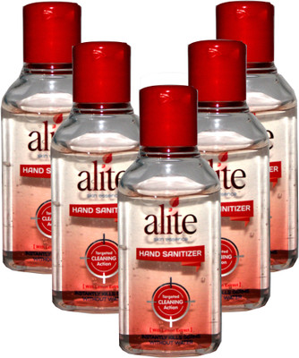 

Alite lemon Extract Hand Sanitizer(275 ml, Bottle, Pack of 5)