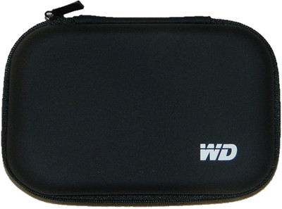 

Padraig Back Cover Wd Shock Proof Hardisk Bag Cover External 2.5 inches Hard Disk Case for Backup Plus Slim(For Wd, Black)