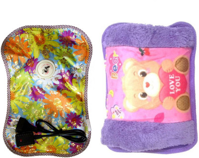 

OYD Doctor Choice D-70 2 Piece Combo Heating Gel Pad (Multi-color) Electric Fur and electric 1 L Hot Water Bag(Multicolor)