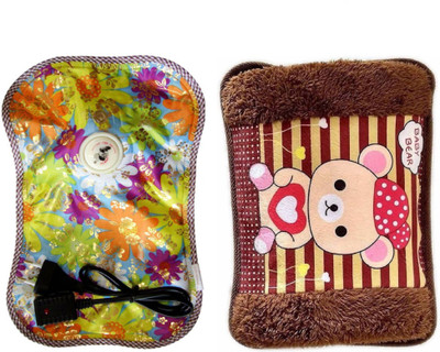 

OYD OD-55 Electric Hot water bag for joint and muscle pain pack of 2 (Multi-color) Electric Fur and electric 1 L Hot Water Bag(Multicolor)