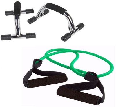 

Kitfit Set of Toning Tube Medium resistance and Pushup Stand Gym & Fitness Kit