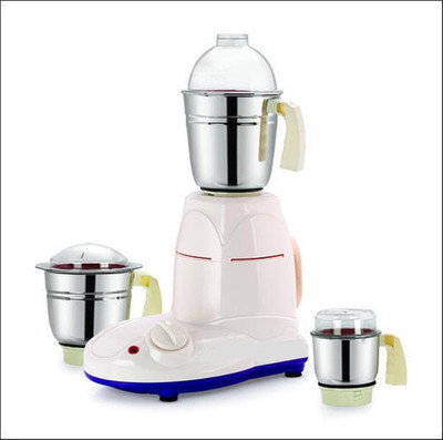 

NISSAN TSPP9 60 Mixer Grinder(White, Blue, Yellow, 3 Jars), Blue;white;yellow