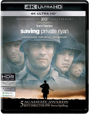 

Saving Private Ryan: Commemorative 20th Anniversary Edition (4K UHD)(4K(UHD) Blu-ray English)