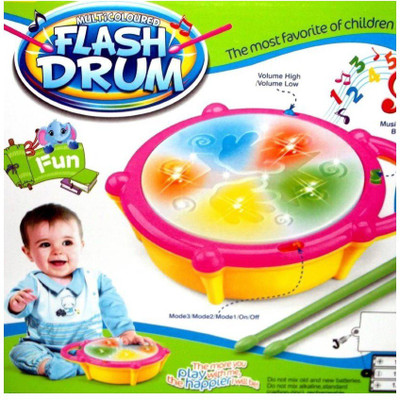 

F Z COLLECTIONS Plastic Musical Drum(Multicolor)