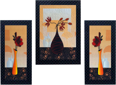 

Craftkriti Flower pot Religious Frame