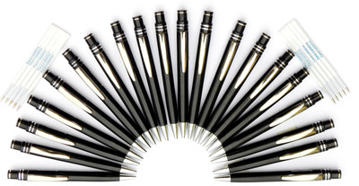 

Swarnalekha Glow Black Pen 20 Pcs. & 10 Pcs. Extra Refill, Blue Ball Pen(Pack of 20)