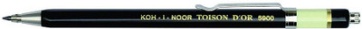 

Kohinoor Toison D'or 5900CL ALL Metal Lead Holders with Sharpener, with Clip. (2.0 mm) Pencil(Black)