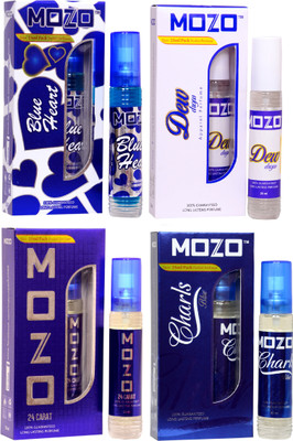

MOZO Fancy Fragrance Pocket Perfume Combo (4 Pcs of 25ml) Eau de Parfum - 100 ml(For Men & Women)