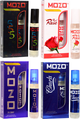 

MOZO Superhit Fragrance Pocket Perfume Combo (4 Pcs of 25ml) Eau de Parfum - 100 ml(For Men & Women)