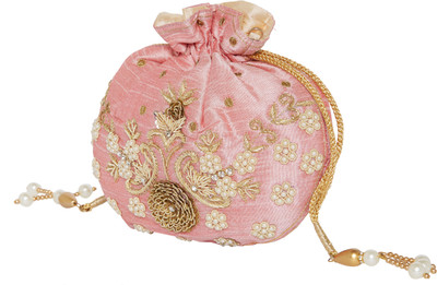 

TARUSA Faux Potli Potli(Pink)