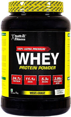 

HealthVit Fitness 100% Ultra Premium Whey Protein Whey Protein(1 kg, Vanilla)