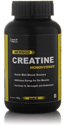 

HealthVit Fitness Micronised Creatine Monohydrate 100gm Powder Creatine(100 g, Unflavored)