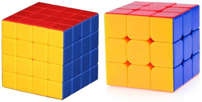 

AR MART Stickerless Magic Rubik Cube Puzzle Combo(2 Pieces)