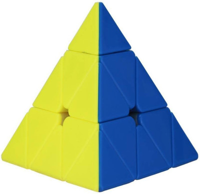 

AR MART Super Smooth Sticker less Pyramid Speed Triangle Cube Magic Rubik Cube(1 Pieces)