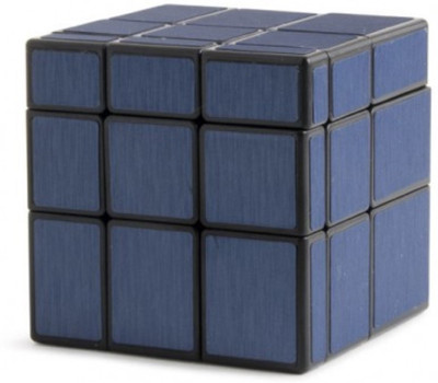 

Adichai Stickerless Mat Finishing Blue Coloured Mirror Cube with Black Base(1 Pieces)