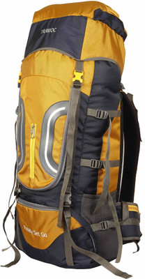 

TRAWOC HK5-Y-Trekking Bag Hiking Backpack Travel Rucksack - 60(Yellow)