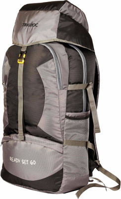 

TRAWOC SHK4-BK-Trekking Bag Hiking Backpack Travel Rucksack - 55(Black)