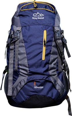 

Navyug Mountain 55L Navy Blue Travelling Hiking Trekking Camping Rucksack Bags Rucksack - 55(Blue)