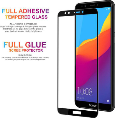 Express Buy Edge To Edge Tempered Glass for Honor 7C(Pack of 1)