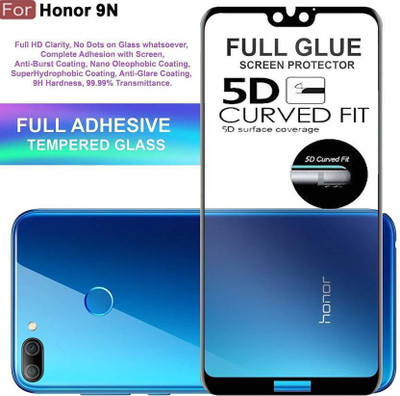 Express Buy Edge To Edge Tempered Glass for Honor 9N(Pack of 1)