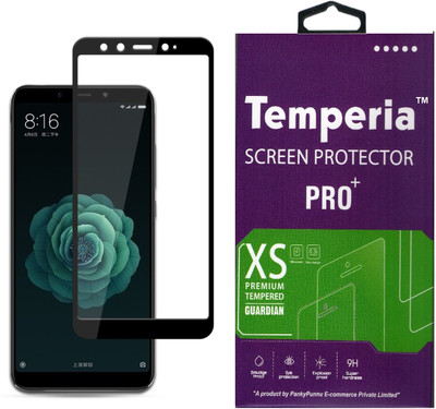 Temperia Edge To Edge Tempered Glass for Mi A2(Pack of 1)