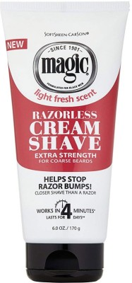 

Softsheen Carson Carson Magic Razorless Cream Shave - Extra Strength for Coarse Beards, 6 oz(170 g)