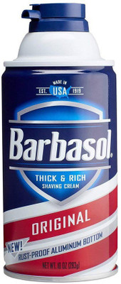 

Barbasol Original Thick and Rich Cream Men Shaving Cream, 10 Ounce(150 ml)