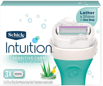 

Schick Intuition Sensitive Care Moisturizing Razor Blade Refills for Women with Natural Aloe - 3 Count(Pack of 3)