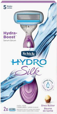 

Schick Hydro Silk Razor for Women, Includes 1 Razor Handle and 2 Moisturizing Razor Blade Refills