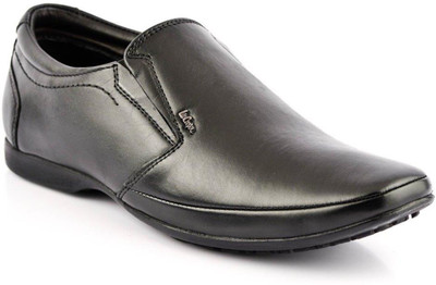 

Lee Cooper Men Genuine Leather Slip On Shoes For Men(Black, Black p1