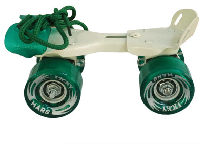 

Vicky Mars Baby Large Wheels Rolling Stakes (Green) Quad Roller Skates - Size 2 to 5 UK(Green)