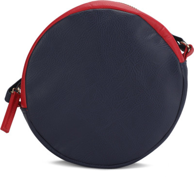 

People Women Casual Red, Blue PU Sling Bag, Blue;red