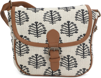 

People Women Casual Multicolor Canvas Sling Bag