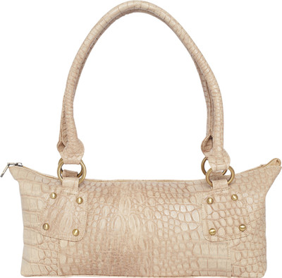 

TARUSA Women Casual Gold Genuine Leather Hand-held Bag