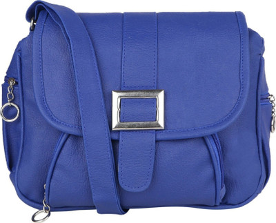 

Govind Girls Evening/Party, Casual Blue PU Sling Bag
