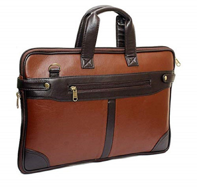 

MPK PERFECT Men & Women Casual, Formal Brown Leatherette Sling Bag