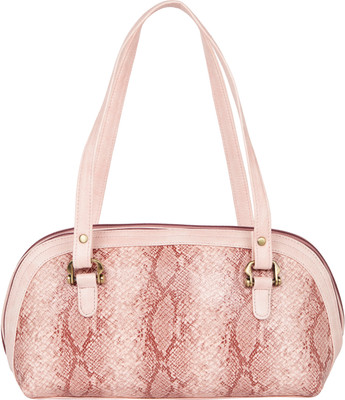 

TARUSA Women Casual Pink Genuine Leather Hand-held Bag