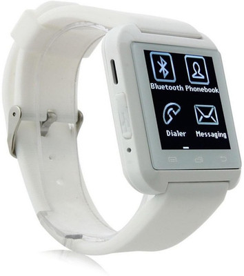 

Crasply U8 WHITE lite smart watch For Android and iPhone 056 white Smartwatch(White Strap Free Size)