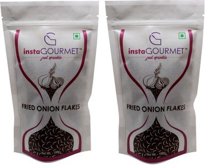 

instaGOURMET Fried Onion Flakes (Pack of 2)(200 g)