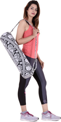 

Handicraft-Palace MYB-53 Indian Cotton Mandala Cross Body Shoulder Strap Zip Case Bag(Black, Kit Bag, White & black