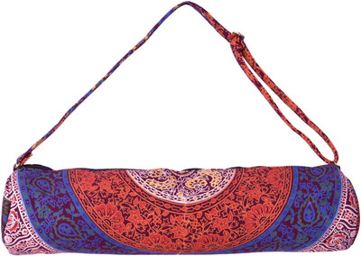 

Handicraft-Palace MYB-47 Yoga Mat Carrier Gym Bag with Shoulder Strap(Orange, Kit Bag, Maroon & multi