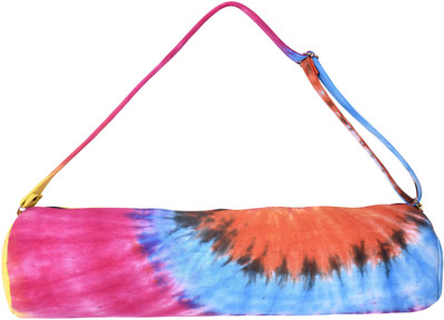 

Handicraft-Palace MYB-40 Tie Dye Yoga Bag Hippie Sports Gym Mat Shoulder Bags(Orange, Kit Bag, Multicolor