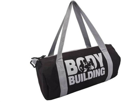 

Hilex FOR MEN'S / WOMEN'S / BOY'S / GIRL'S, 20 L BLACK & GREY BODY BUILDING GYM BAG / SPORTS BAG / KIT BAG(Grey, Kit Bag