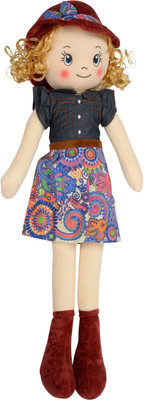 

Dhoom Soft Toys Brown Color Smiling Doll Toys for kids above 6 months 70 cm - 70 cm(Brown)