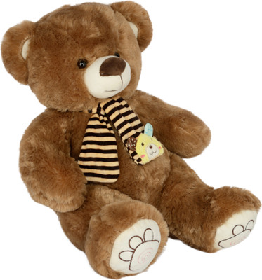 

Dhoom Soft Toys Dark Brown Color Teddy Bear Toys for kids above 6 months 40 cm - 40 cm(Brown)