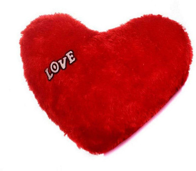 

Stylish Hunts Heart Shape Cushion Stuffed Hanging Heart Shaped Pillow - 30 cm(Red)